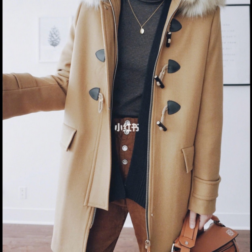 Zara Black and Tan Jacket